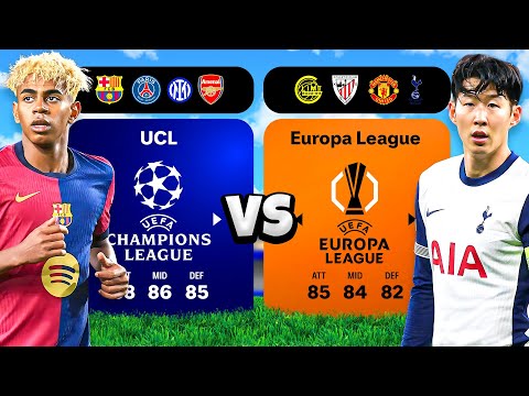 UCL vs. Europa League... in FC25 🫨