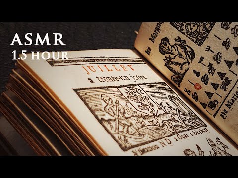 ASMR Antique Calendar 1779 | Old Almanac Reading & Page Turning (Soft Spoken)