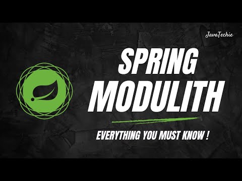 Spring Modulith Advanced 🔥 Must-Know Features for Real Modularity @Java Techie