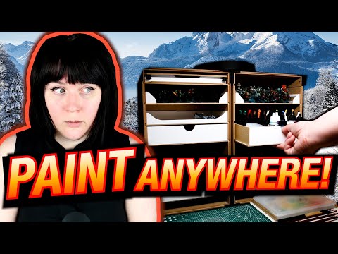 Building The Ultimate Portable Miniature Painting Kit!!!!