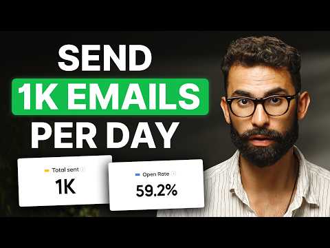 Start sending 1000 emails a day in literally the next 5 mins