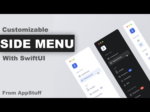 🔴 Building A Professional Side Menu with SwiftUI