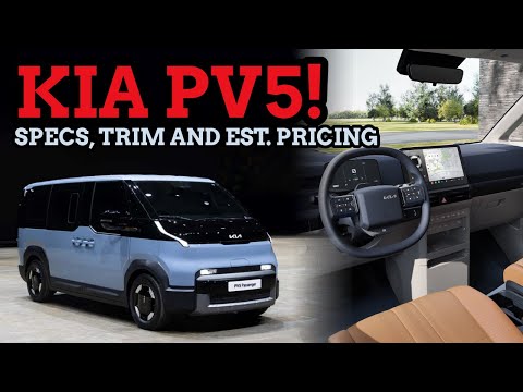 Kia PV5 Fully Unveiled! Options, Specs, & Why It Might Not Come to North America