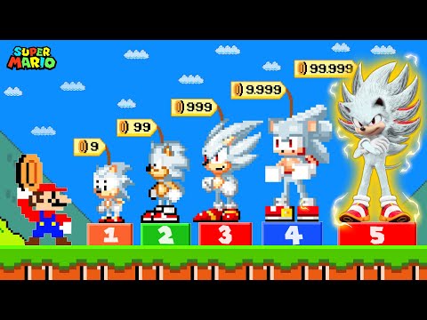Can Mario Buy All Hyper Sonic Forms in Every Universe in New Super Mario Bros.Wii?