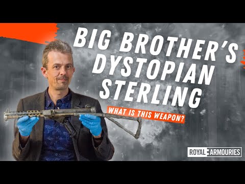 An Orwellian Sterling Submachine gun with firearms expert Jonathan Ferguson