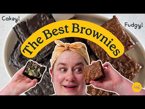 Fudgy or Cakey Brownies? Make Them Both at Home!