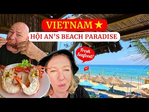 Lobster lunch🦞The ULTIMATE Vietnam destination!🌴Hội An + An Bằng Beach 🏖️🏝️🦞