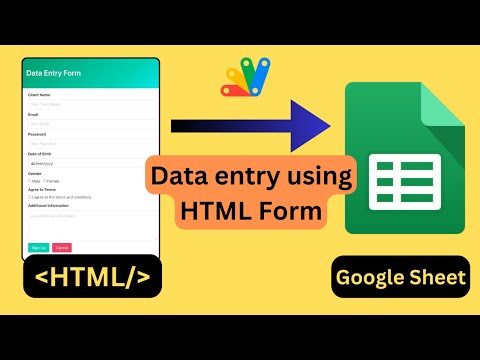 Google Sheets | Data Entry using HTML Form 🔥🔥#googlesheets #appsscript #dataentry