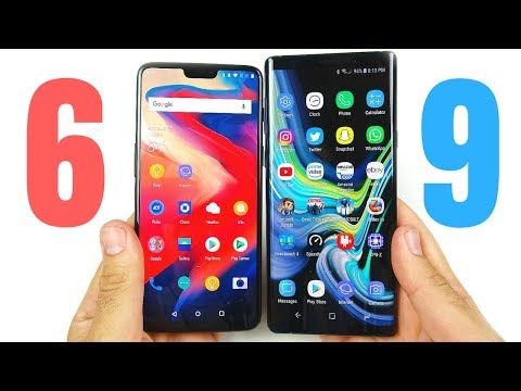 OnePlus 6 vs Galaxy Note 9 Speed Test!