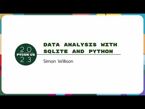 Tutorials - Simon Willison: Data analysis with SQLite and Python