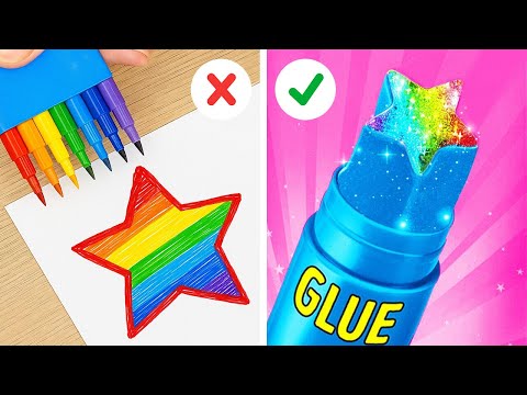 AWESOME ART GUIDE || Rich VS Poor Art Challenge by 123 GO! Worldz