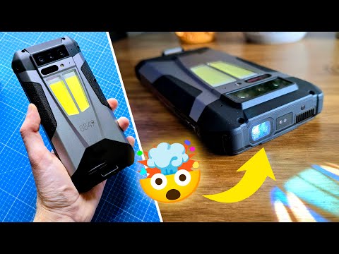 8849 Tank 4 with PROJECTOR | The cell phone that turns into a PORTABLE CINEMA 🎥📱