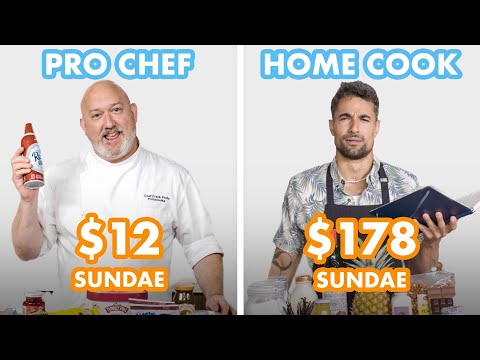 $178 vs $12 Sundae: Pro Chef & Home Cook Swap Ingredients | Epicurious