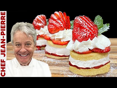 Strawberry Shortcakes Recipe | Chef Jean-Pierre