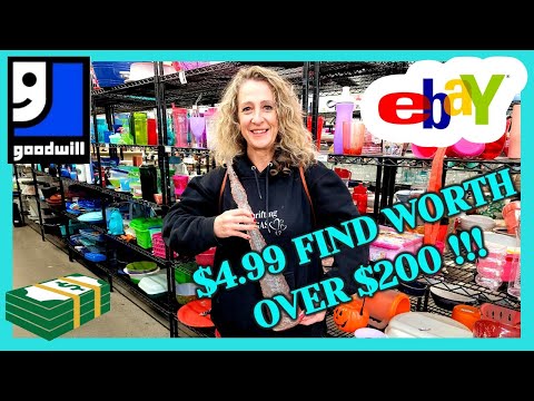 This GOODWILL is AMAZING! / $5 FIND is WORTH $200 on EBAY / THRIFT WITH ME / A GIFT of RAKU POTTERY!