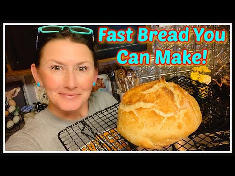 🍞 FAST CHEAP EASY Bread YOU Can Make-NO Knead-NO Nonsense! 🍞