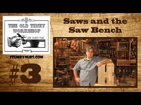 Build a $10 saw bench and learn about hand saws: Stumpy Nubs Old-Timey Woodworking 3