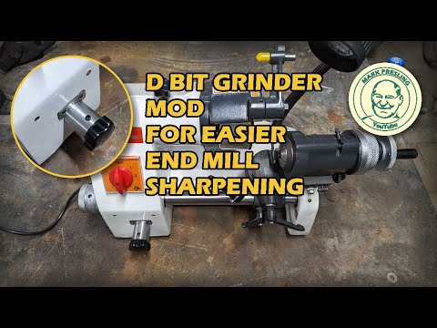 D Bit Grinder Modification for Easier End Mill Sharpening