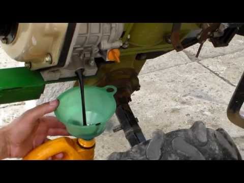 Замена масла двигателя дизельного мотоблока