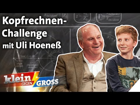 Rechnet Martin (13) schneller im Kopf als Uli Hoeneß mit dem Taschenrechner? | Klein gegen Groß