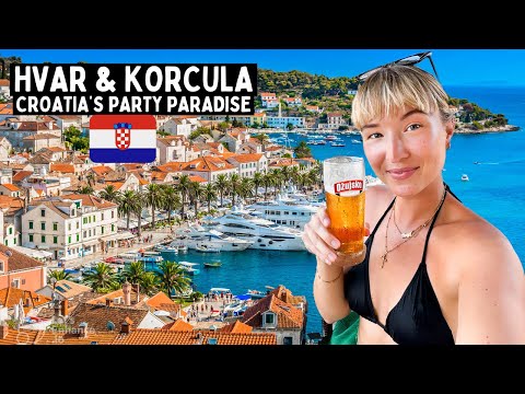 Our favourite islands in CROATIA 🇭🇷 Hvar & Korcula (ultimate party capital)