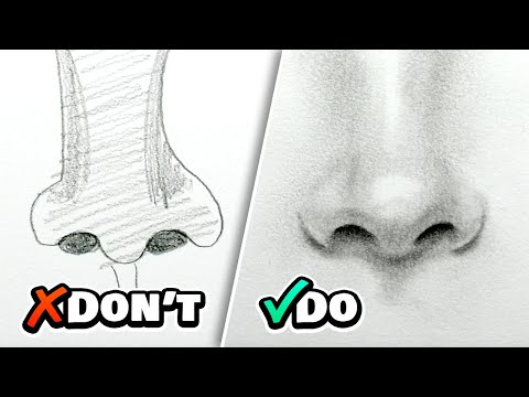 DOs and DON’Ts: How to Draw a Realistic Nose