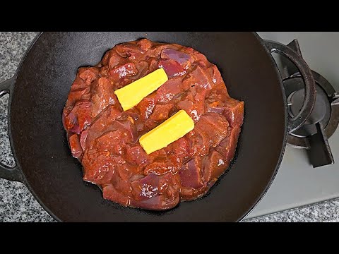 Turkish Chef’s Secret to Perfect Beef Liver — So Soft and Delicious!