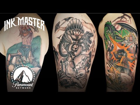 Best (& Worst) Battle Scene Tattoos  🗡️ Ink Master