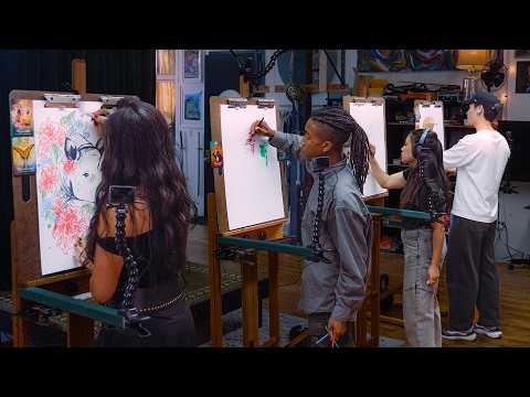 Four Artists Battle in the Ultimate Art Competition