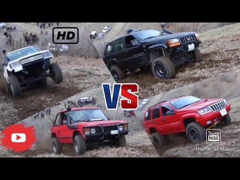 Extreme 4X4 Challenge (Range Rover VS Jeep VS Toyota)