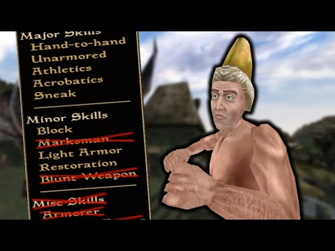 Can You Beat Morrowind as a Monk?