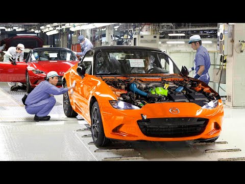 Japan Factory Tour - Inside Massive Mazda MX-5 Miata Production Line