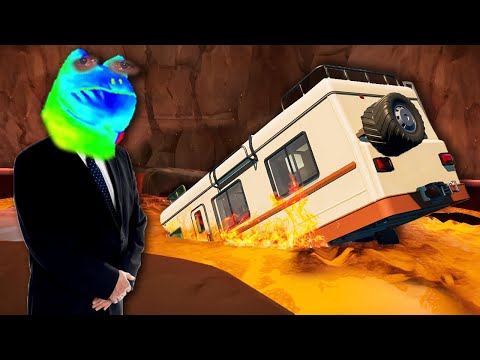 Submerging the Family Van in Lava in RV There Yet