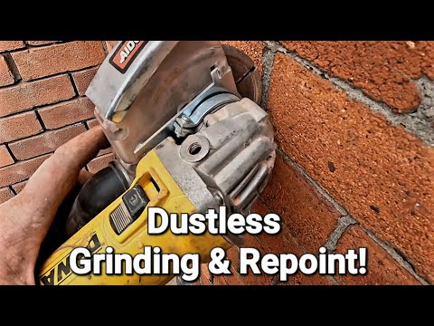 Dustless Grinding & Repoint Brickwork grind & point / rake out fill in