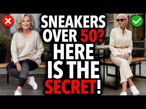 How to Wear SNEAKERS Like an ELEGANT Woman OVER 50!