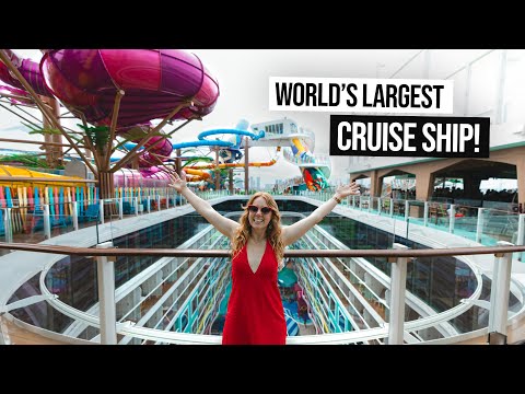 We Boarded the WORLD’S LARGEST CRUISE SHIP! This is the Icon of the Seas 😮