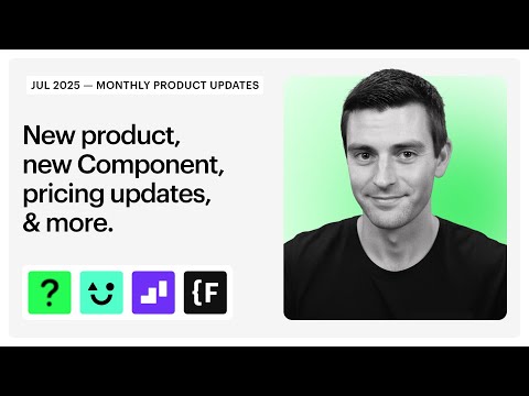 Monthly Product Update | New product + Component + pricing update!