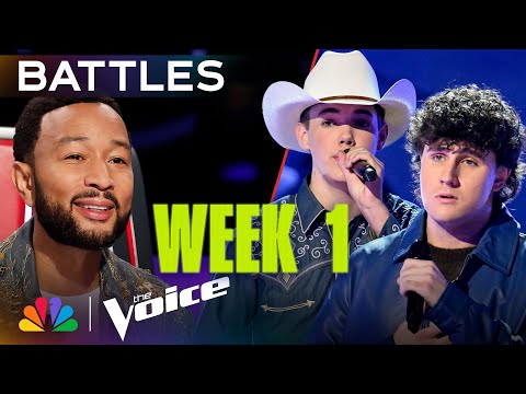MUST-SEE Duets from Battles Week 1 | The Voice | NBC