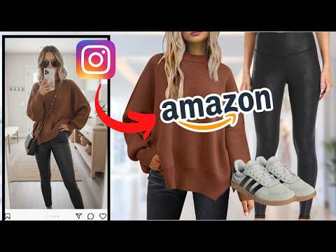 I Tried Recreating Instagram Fall Outfits with Amazon Finds...