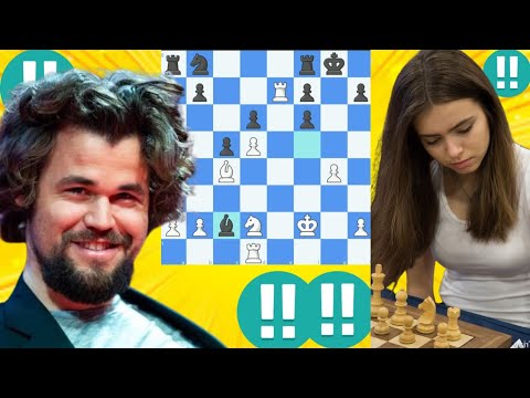 Magnus Carlsen vs Anna Cramling: Intense Battle of Calculation and Nerves