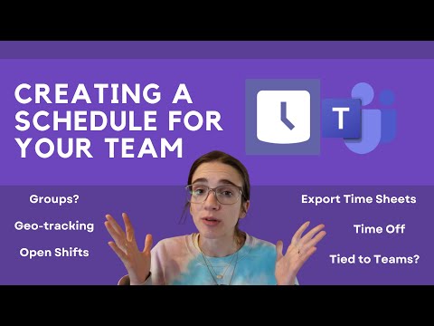 How to Create a Shifts Schedule -Microsoft Teams-