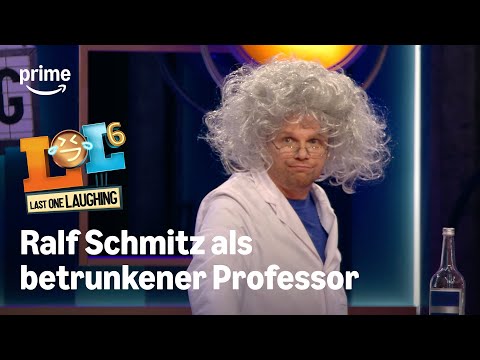 Ralf Schmitz als betrunkener Professor bei LOL: Last One Laughing