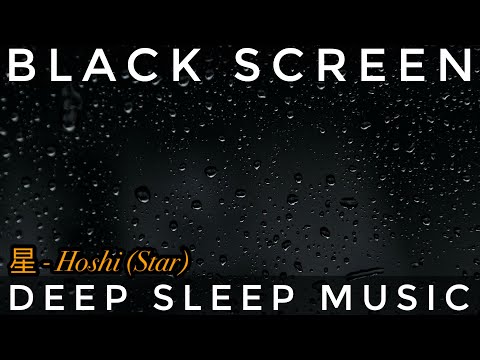 Black Screen Relaxing Piano & Rain 🎹 Deep Sleep Instantly 💤