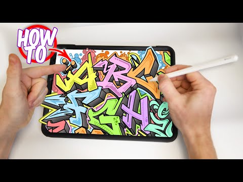 How To Draw Graffiti on IPad
