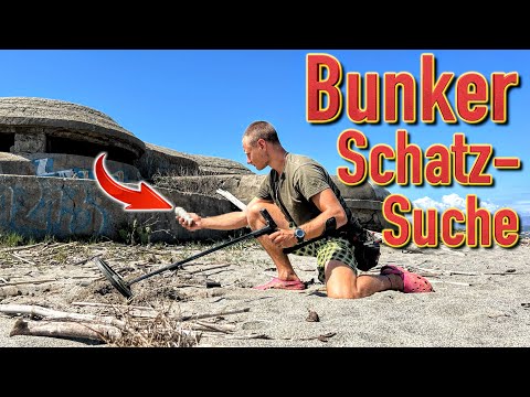 Bunker Schatzsuche mit Metalldetektor!! (Dieser Strand ist NICHT NORMAL)