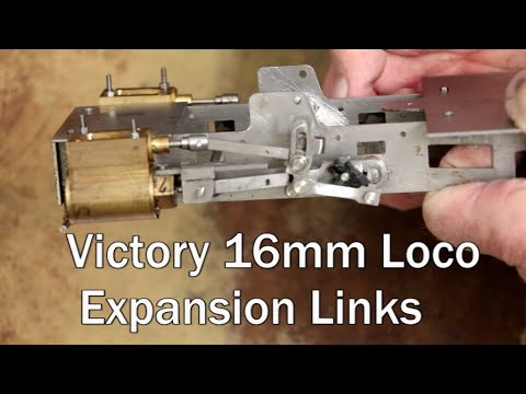 Victory 16mm Loco from Scratch.Part 4 Expansion links. Live Steam.