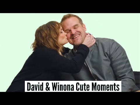 David Harbour & Winona Ryder | Cute Moments