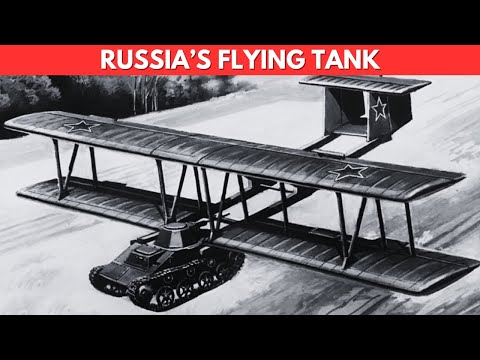 Soviet Engineers Tried To Make A Tank Fly… And Actually Tested It