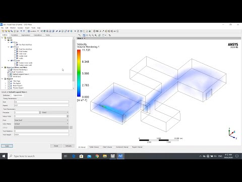 Getting Started: Building Fan and Heat Source (HVAC) Simulation using Ansys Fluent