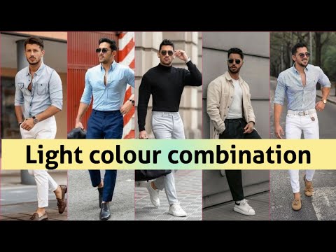 50 Light colour outfits combination  for men. popular men's outfit.most loved colour combination